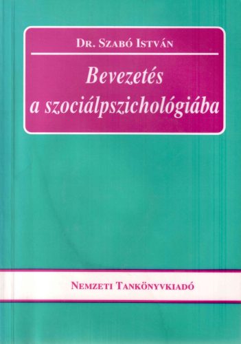 Dr. Szabó István: Bevezetés a szociálpszichológiába
