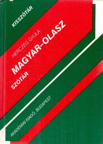 Herczeg Gyula: Magyar-olasz szótár